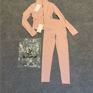 lululemon athletica Pink and Gold Women's Jumpsuit